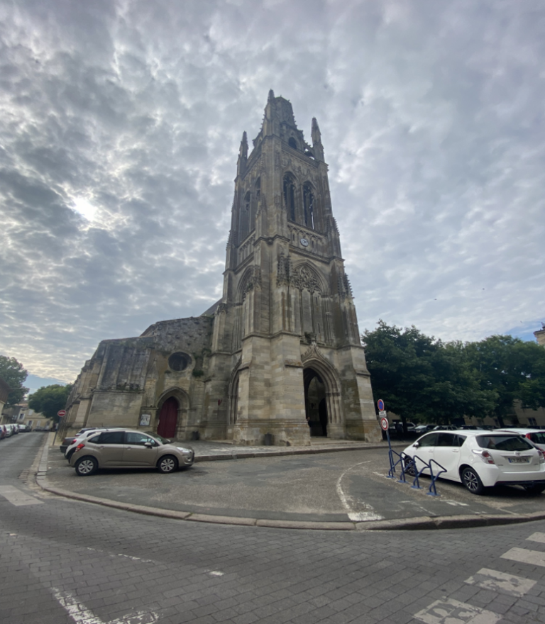 Photo de la restauration église Saint-Jean-Baptiste Libourne