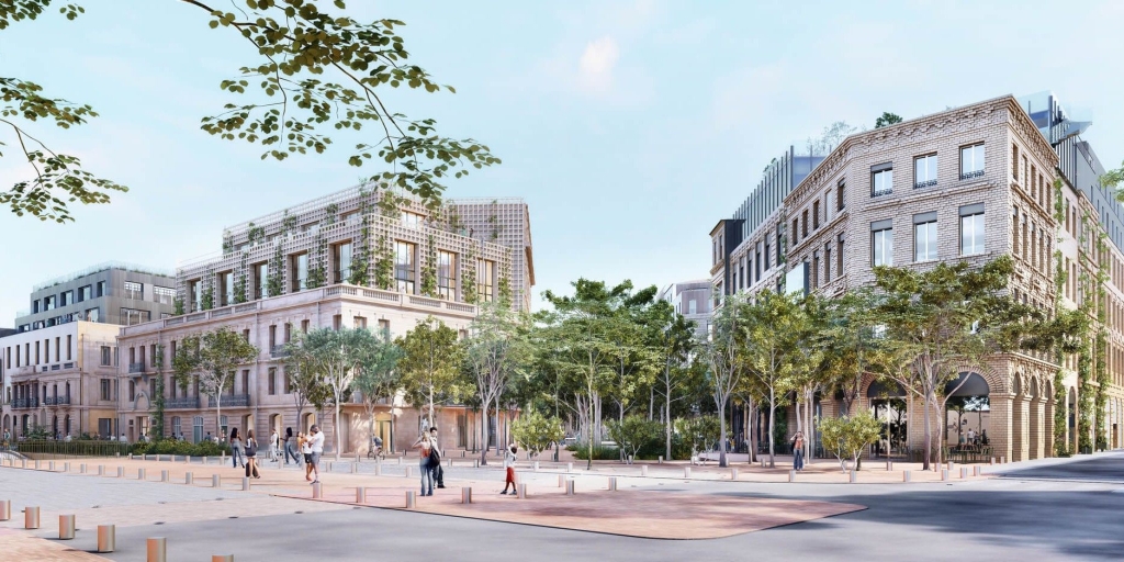 Construction du quartier mixte Canopia